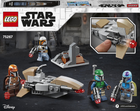 Zestaw klocków LEGO Star Wars Zestaw bojowy Mandalorianina 102 elementy (75267) - obraz 10