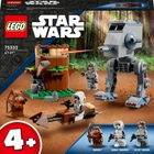 Zestaw klocków Lego Star Wars AT-ST 87 elementów (75332) - obraz 1