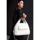 Жіноча спортивна сумка Sambag Vogue BKS молочна