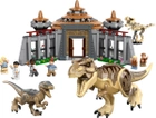 Zestaw klocków LEGO Centrum dla odwiedzających: atak tyranozaura i raptora 693 elementy (76961) - obraz 2