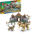 Zestaw klocków LEGO Centrum dla odwiedzających: atak tyranozaura i raptora 693 elementy (76961) - obraz 9