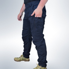Чоловічі штани тактичні літні для ДСНС ріп стоп 56 Сині - зображення 5