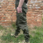 Чоловічі штани тактичні літні для НГУ ріп стоп 58 Олива - зображення 4