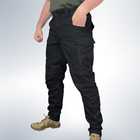 Мужские штаны тактические летние для силовых структур рип стоп 56 Черный - изображение 5