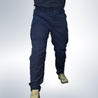 Мужские штаны тактические летние для ДСНС рип стоп 58 Синие - изображение 6
