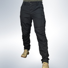 Мужские штаны тактические летние для силовых структур рип стоп 52 Черный - изображение 7