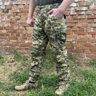 Мужские штаны тактические летние для военных рип стоп 54 Пиксель - изображение 7