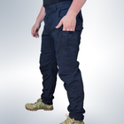 Мужские штаны тактические летние для ДСНС рип стоп 60 Синие - изображение 5