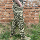 Чоловічі штани тактичні літні для військових ріп стоп 58 Піксель - зображення 4
