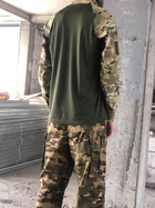 Форма военная костюм тактическая рубашка убакс и штаны Мультикам M - изображение 3