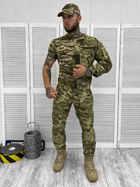 Тактический военный комплект Lavina ( Китель + Футболка + Штаны ), Камуфляж: Пиксель ВСУ, Размер: M - изображение 1