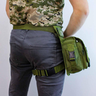 Настегнана тактична поясна сумка E-Tac M14 Olive Green - зображення 10
