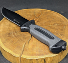 Нескладной тактический нож Colunbia туристический охотничий армейский нож с чехлом, огниво и точилка (4058A) - изображение 5