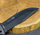 Нескладной тактический нож Colunbia туристический охотничий армейский нож с чехлом, огниво и точилка (4058A) - изображение 9