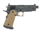 Страйкбольний пістолет Army Armament R504 GBB Tan - зображення 4