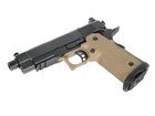 Страйкбольний пістолет Army Armament R504 GBB Tan - зображення 5