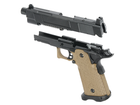 Страйкбольний пістолет Army Armament R504 GBB Tan - зображення 9