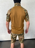 Летняя армейская форма (боевая рубашка убакс + шорты) мультикам-койот L - изображение 4