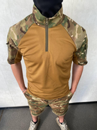 Летняя армейская форма (боевая рубашка убакс + шорты) мультикам-койот L - изображение 9