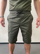 Літні тактичні шорти ріп-стоп для НГУ/ЗСУ хакі M - зображення 3
