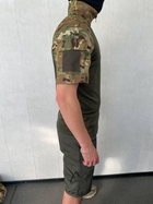 Тактический костюм летний для НГУ, ВСУ убакс с шортами мультикам-хаки XXL - изображение 2