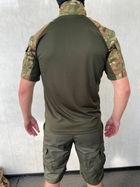 Тактичний костюм літній для НГУ, ЗСУ убакс із шортами мультикам-хакі XXL - зображення 8