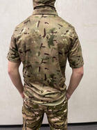 Костюм тактический летний CoolMax (поло + штаны) мультикам S - изображение 10