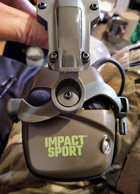 Активные наушники Howard Leight Impact Sport USA с креплением на шлем "чебурашки" - изображение 4