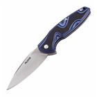 Нож складной Ruike Fang P105-Q (длина: 213мм, лезвие: 92мм), синий - изображение 1