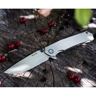 Нож складной Ruike P801-SF (длина: 200мм, лезвие: 86мм), серый - изображение 9