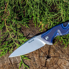 Нож складной Ruike Fang P105-Q (длина: 213мм, лезвие: 92мм), синий - изображение 9