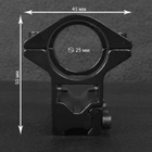 Кріплення на зброю для оптичного прицілу, на базі GM-001 (2x25mm) - зображення 4