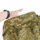 Сумка армійська MILITARY BAG, 130 л, піксель - зображення 10