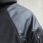 Флісова тактична куртка з капюшоном Шерман чорний розмір 56 (926) - изображение 7