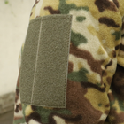 Флісова тактична кофта. Мультикам. Куртка флісова з капюшоном Шерман розмір 54 (926) - зображення 8