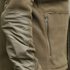 Флісова тактична куртка з капюшоном Шерман олива розмір 60 (926) - изображение 7