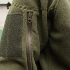 Флісова тактична кофта. Куртка флісова з капюшоном Шерман олива розмір 58 (926) - изображение 7
