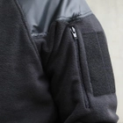 Флісова тактична куртка з капюшоном Шерман чорний розмір 46 (926) - зображення 8