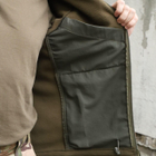 Флісова тактична куртка з капюшоном Шерман олива розмір 46 (926) - зображення 11