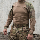 Тактическая рубашка УБАКС Мультикам Койот. UBACS с длинным рукавом "Самурай" размер 60 (914-1) - зображення 2