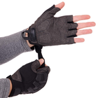 Тактичні рукавички з відкритими пальцями SP-Sport BC-8811 Колір: Чорний розмір: L - изображение 2