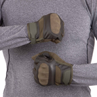 Тактичні рукавички із закритими пальцями Military Rangers BC-9877 Колір: Оливковий розмір: L - изображение 3
