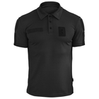 Тактична футболка поло Polo 48 розмір M,футболка зсу поло чорний для поліцейських, чоловіча футболка поло - зображення 3