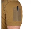 Тактическая футболка поло Polo 46 размер S,футболка зсу поло койот для военнослужащих, мужская футболка поло - изображение 6
