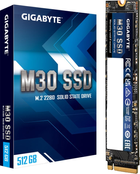 Dysk SSD Gigabyte M30 512 GB M.2 2280 NVMe PCIe 3.0 x4 3D NAND (TLC) (GP-GM30512G-G) - obraz 4