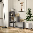 Стеллаж для книг Moreli GT-75 Ш1071/В1076/Г280 мм Антрацит