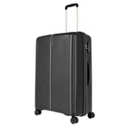 Чемодан пластиковый большого размера L черный Travelite VAKA TL076449-01