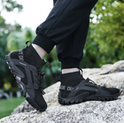 Тактическая, трекинговая обувь с дышащей эластичной тканью и нескользящей подошвой Outdoor T511-71Y, 44 Чорные - изображение 4