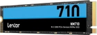 Lexar NM710 500GB M.2 NVMe PCIe 4.0 x4 3D NAND (TLC) (LNM710X500G-RNNNG) - зображення 1