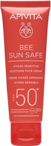 Apivita Bee Sun Bezpieczny Krem Do Opalania Twarzy SPF50+ Kojący 50 ml (5201279080204) - obraz 2